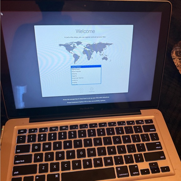Apple MacBook Sleek Silver Laptop